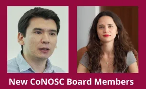 Image of new CoNOSC Board Members Dr Daniel Bangert and Dr Alina Irimia