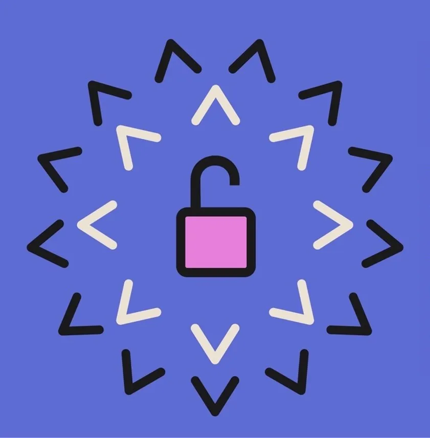 Open lock symbolising research data